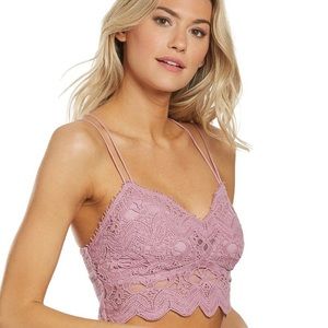 free People nwt Ilektra soft violet bralette